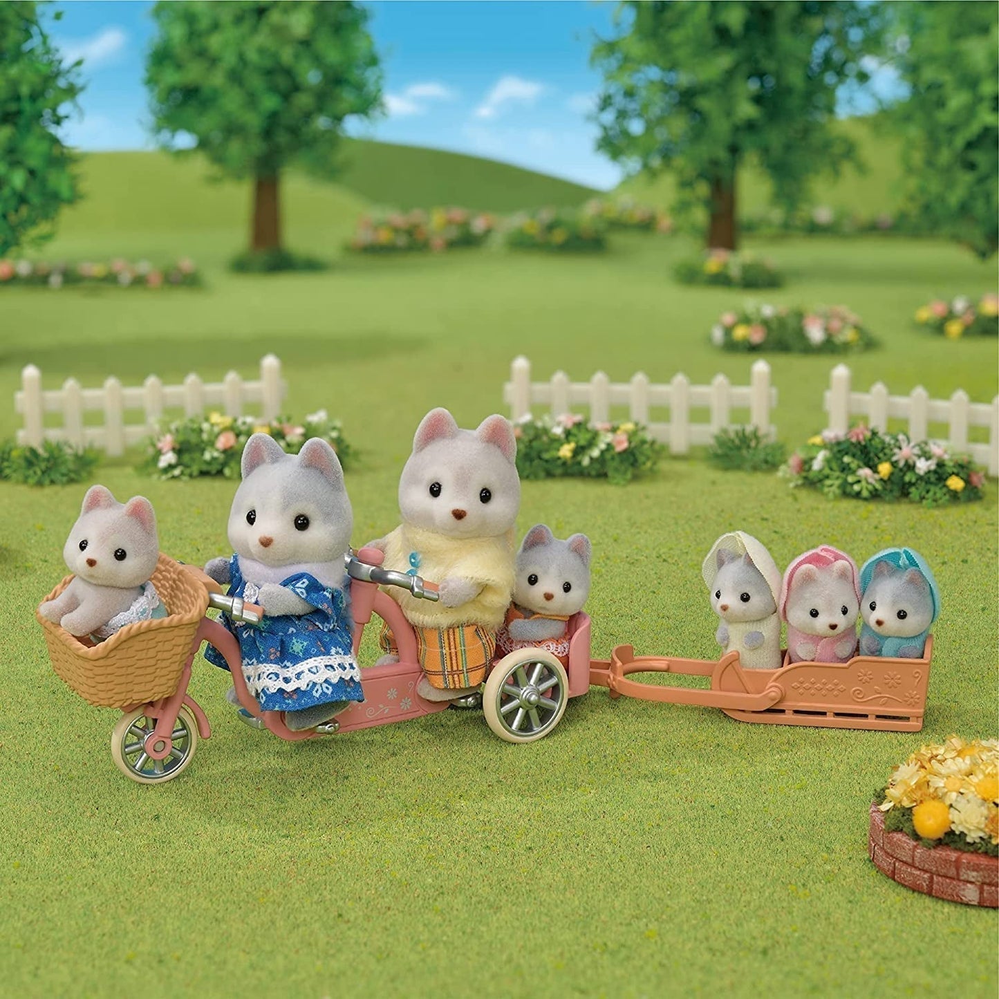 Sylvanian Families L5636 Familia Husky Papusi Naty Shop