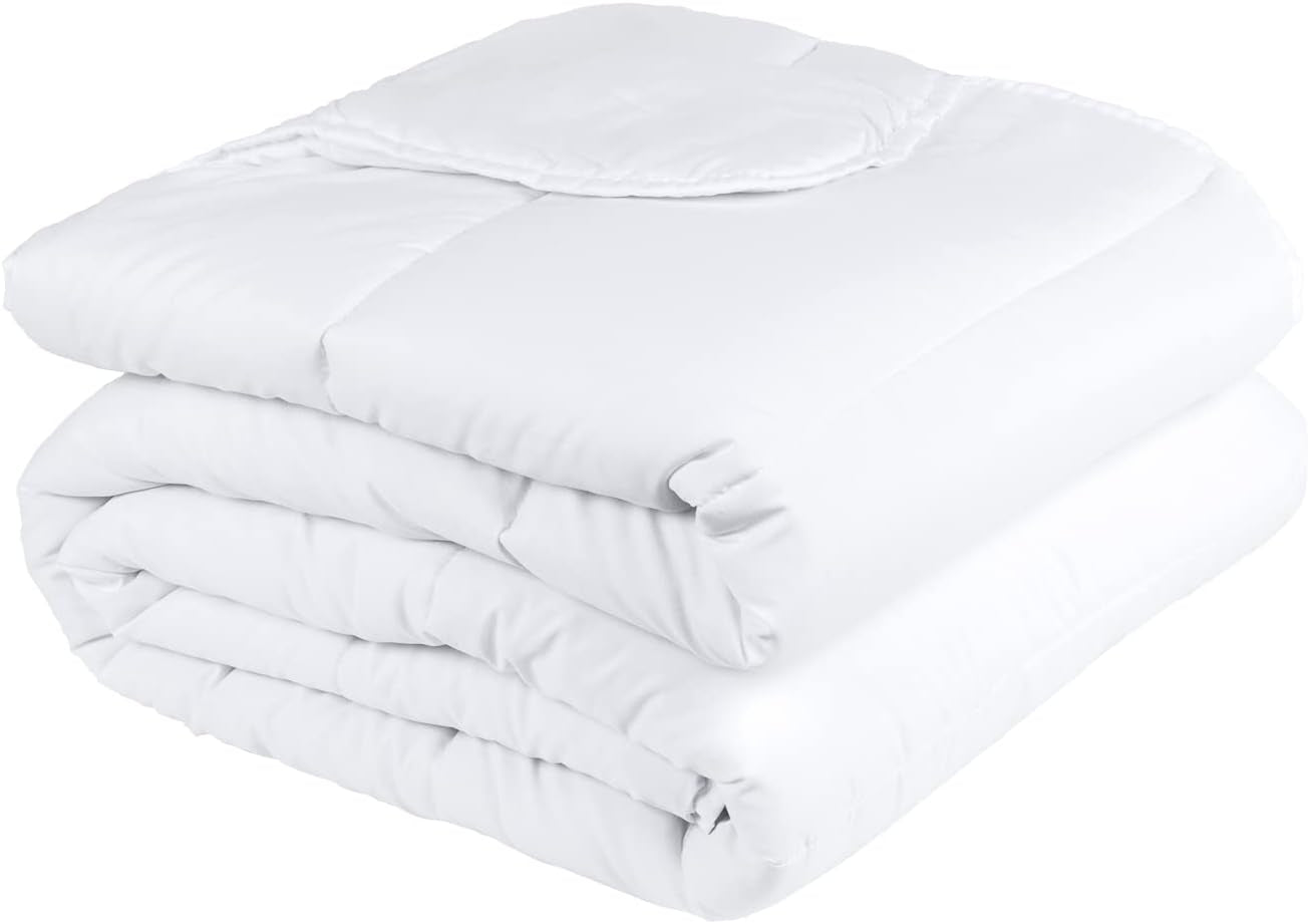 Pikolin Home fibre plapuma, Mite-proof, Primavara, Vara, 150 G, Plapuma, Hipoalergenic, Respirabil, Diverse dimensiuni, RF07 Plapumi si pilote Naty Shop Alb Cama de 200 - 280 X 240 Cm