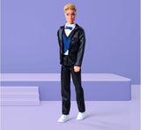 Simba 105733629 - Steffi Love Kevin Charming, păpușa de joacă poartă un costum elegant cu papion și vestă, 30 cm, de la 3 ani, albastru Papusi Naty Shop