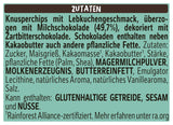 Turtă dulce Nestlé, o gustare delicioasă și crocantă cu aromă de turtă dulce, acoperită cu ciocolată cu lapte și rafinată cu dungi decorative de ciocolată neagră, 1 pachet (1 x 115g)