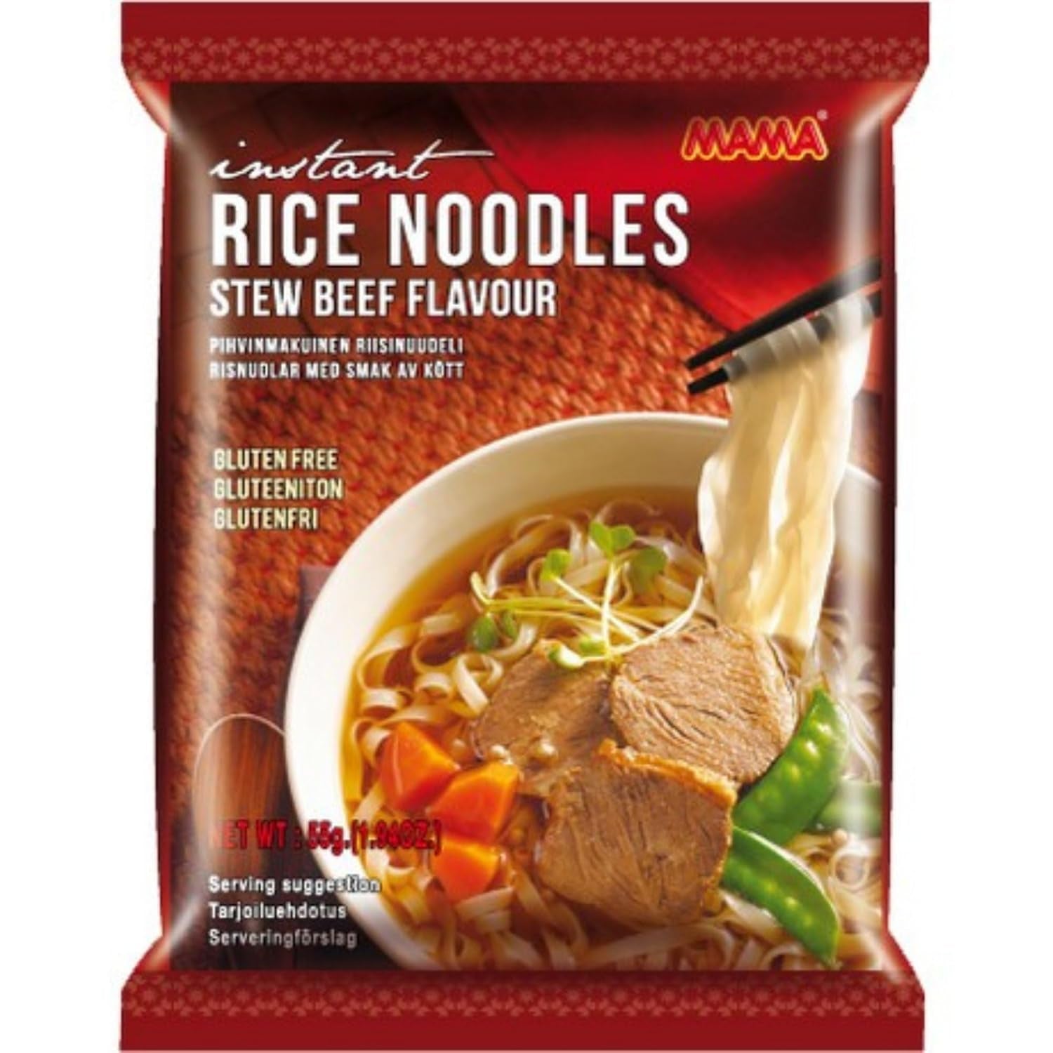 MAMA - Bol cu tăiței instant de orez Pho Ga - (1 x 65g)