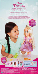 Păpușa cântătoare Disney Princess Rapunzel 35 cm, cântă „I See The Light”, include accesorii pentru mai multă distracție, perfectă pentru fetițe cu vârsta de 3 ani și peste, violet