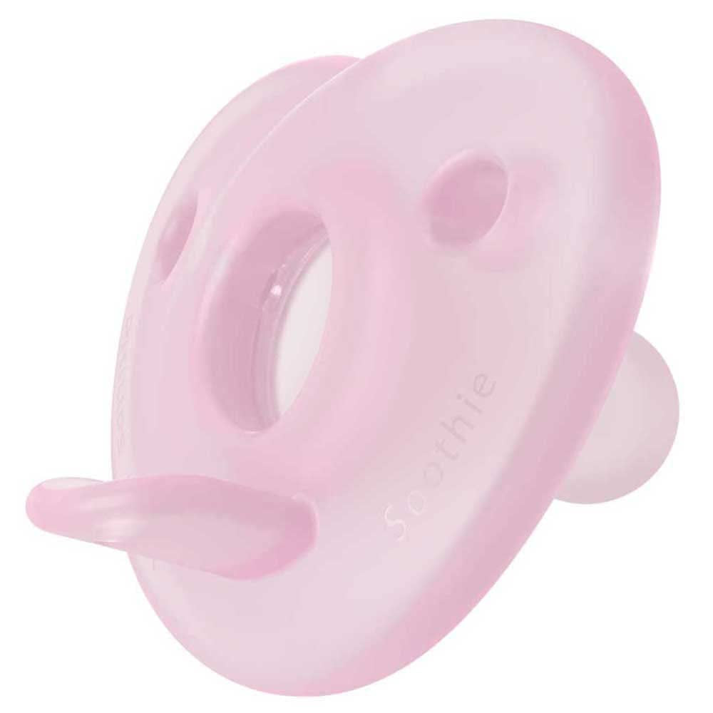 Philips AVENT Soothie – suzetă fără BPA pentru bebeluși cu vârsta cuprinsă între 0 și 6 luni, roz/roz deschis (model SCF099/22)