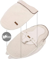 Pernă de alăptare multifuncțională, 4 în 1, Soft Nova, bej, pernă unică: 202 cm, fotoliu, 40 X 75 X 22 cm Accesorii Hrana si Alaptare Bebe Naty Shop