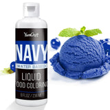 Colorant alimentar - Colorant alimentar lichid foarte concentrat pentru prăjituri, copt, ouă de Paște, băuturi - Colorant alimentar fără zahăr pentru fondant, glazură, slime, decorarea torturilor (Red Velvet, 236ml)