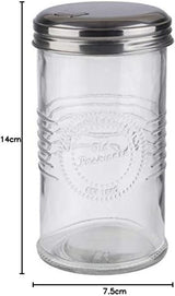 APS 40510 Dozator de zahăr - OLD FASHIONED, Ø 7,5 cm, H: 14 cm, Sticlă, 0,35 litri, Capac cu filet din...