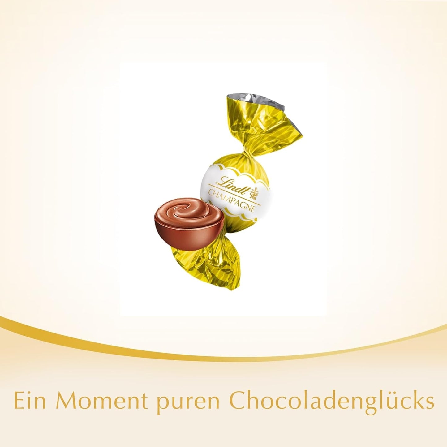 Bile de ciocolată Lindt Marc de Champagne | 700 g | Aprox. 56 de bomboane de ciocolată cu lapte cu umplutură rafinată, conține alcool | Pachet vrac | Cadou de ciocolată | Cadou de ciocolată