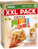 Cereale de mic dejun Nestlé CINI MINIS Churros cu 42% conținut de cereale integrale, pachet de 6 (6 x 900g)