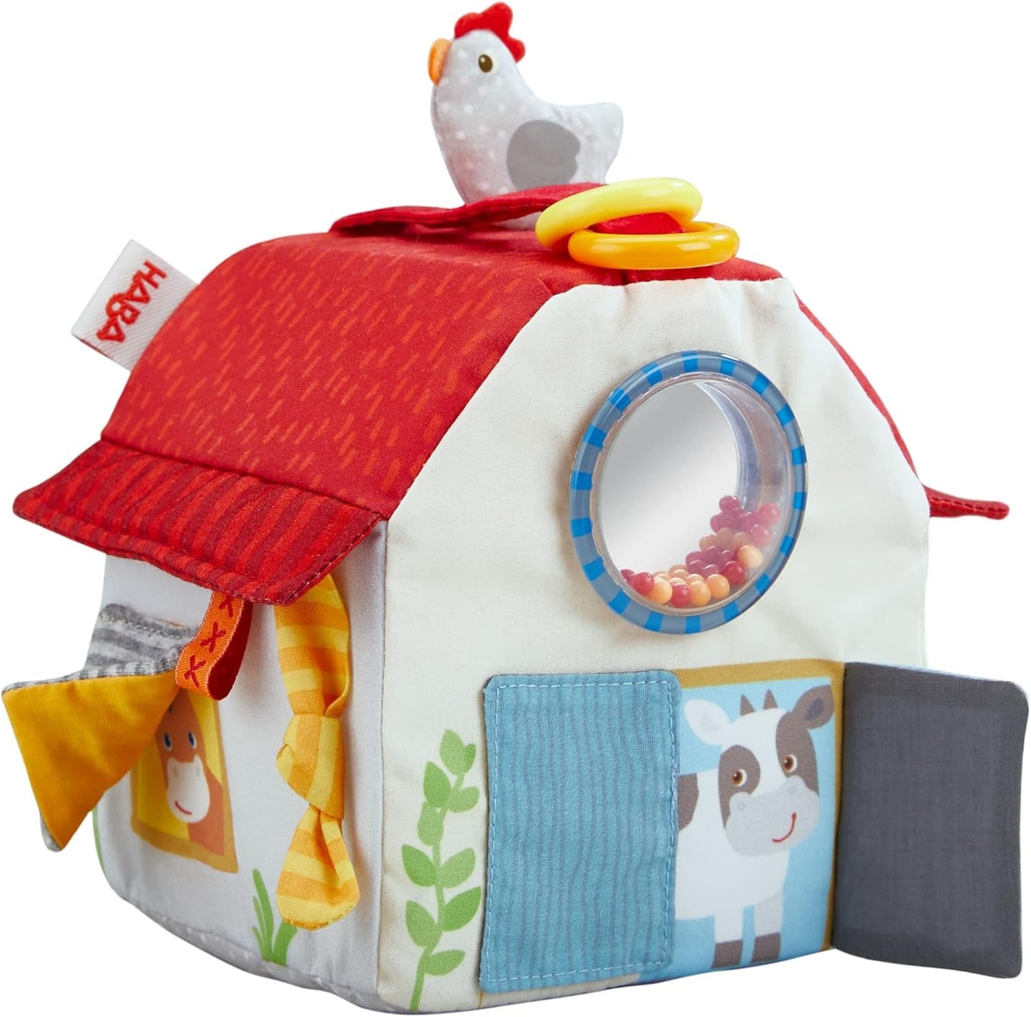 HABA 306383 - Ferma cub de joacă, jucărie multifuncțională de la 6 luni Jucarii Bebe Naty Shop Titlu implicit