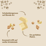 Schogetten Blonde Pure I ciocolată albă cu caramel I 100 g I porționat individual (pachet de 2)