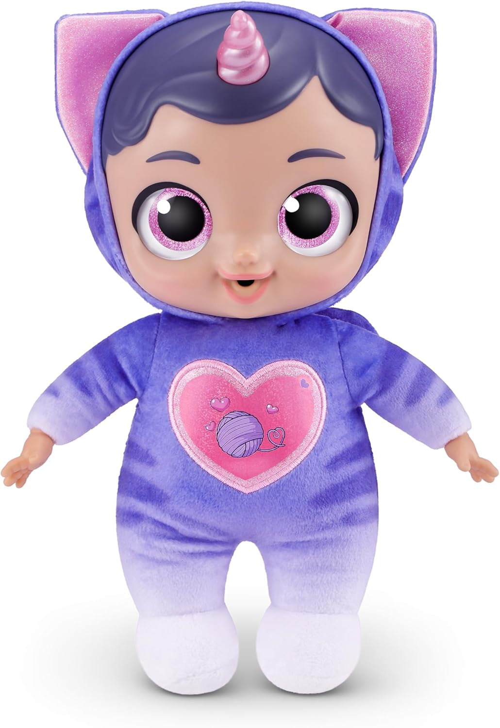 Babycorns Seria 1 de ZURU Păpușă Magică Pisică (Mac) cu Accesorii, Jucărie Surpriză Despachetare pentru Copii, Fete
