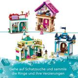 LEGO Disney Princess: Disney Princess Adventure Market, casă de jucărie cu 4 păpuși, inclusiv Cenușăreasa și Ariel, Playset cu harta comorii, cadou pentru fete și băieți de la 6 ani 43246 Seturi de constructie Besuche den LEGO-Store