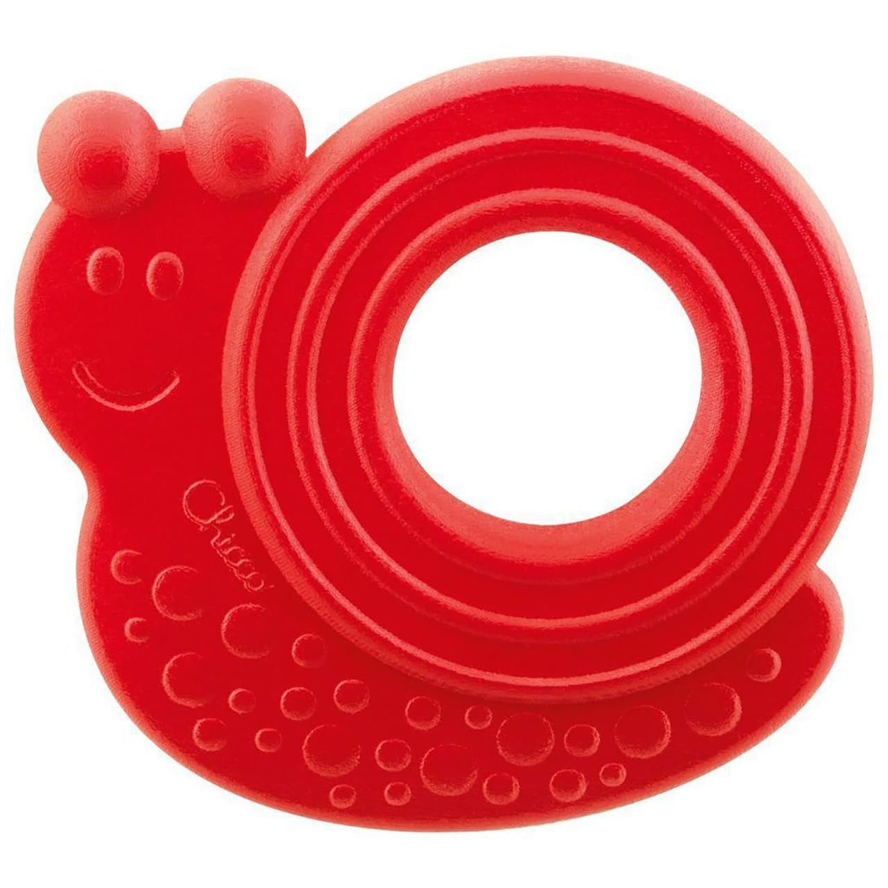 Inel de dentiție Chicco ECO+ Broască, Inel de dentiție pentru nou-născuți cu țepi, Fabricat din bioplastic moale, Jucărie de dentiție pentru nou-născuți și copii de la 3 la 18 luni