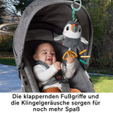 FISHER-PRICE Flap & Go Toucan - Jucărie de pluș pentru cărucior, promovează abilitățile motorii fine și senzoriale, pentru nou-născuți de la naștere, HNX66 Jucarii Bebe Naty Shop
