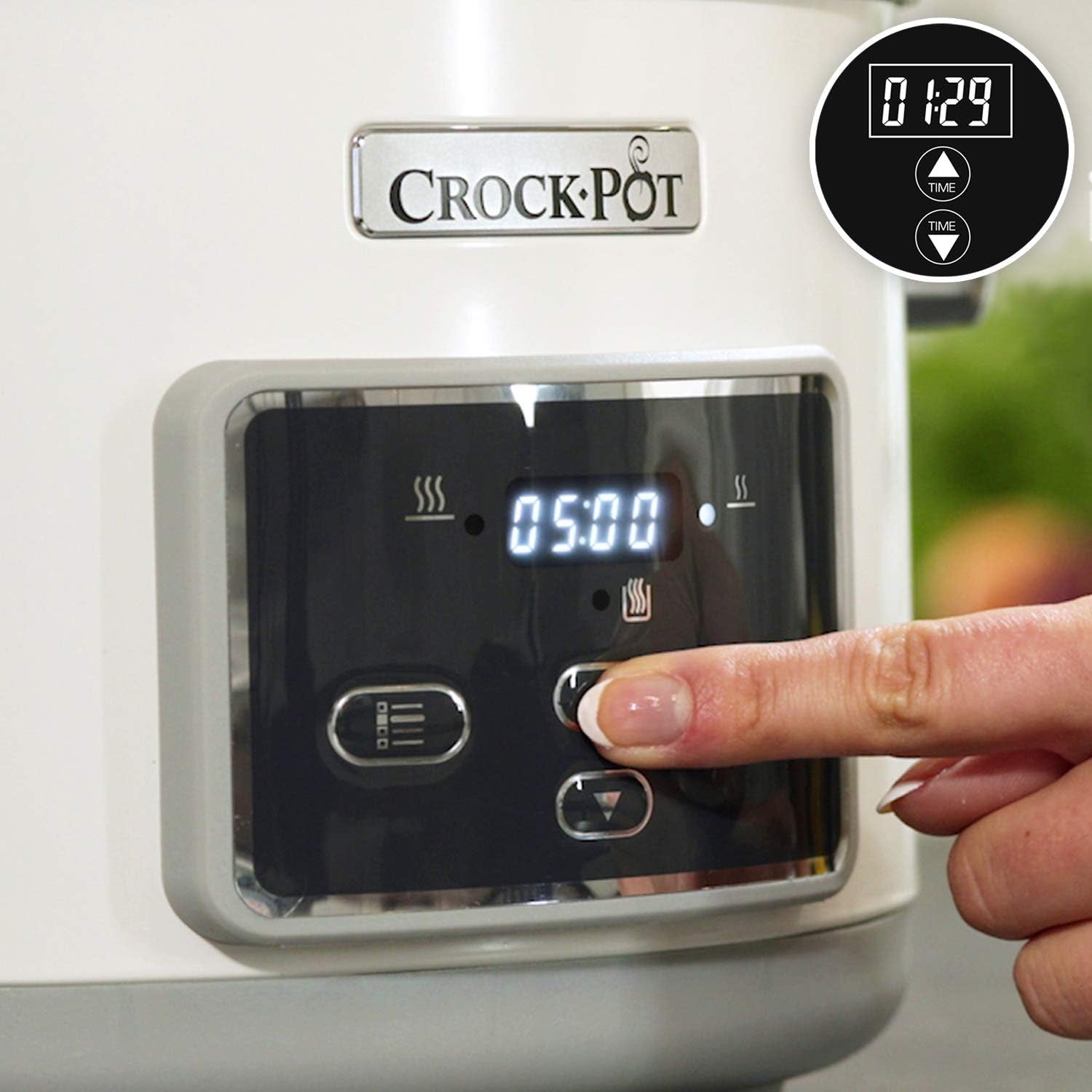 Crock-Pot Digital Slow Cooker Saute Slow Cooker cu Duraceramic 5 litri, CSC026X Slow Cooker Naty Shop