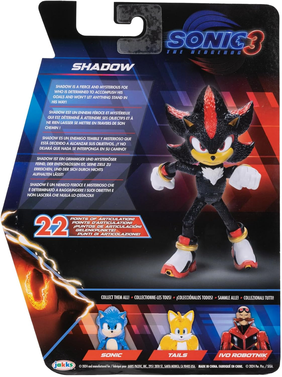 Sonic 3 Film 12.7 Cm Figuri de acțiune Shadow Action figures Naty Shop