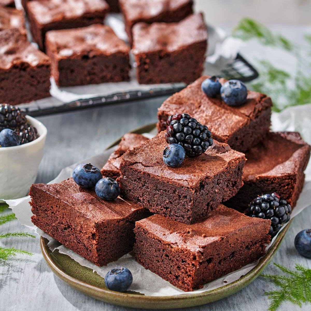 Funcakes Mix Für Cake Brownies: Einfach Zu Verwenden, Für Brownies Und Schokoladenkuchen Mit Reichem Schokoladengeschmack, Halal., 1 Kg Amestec pentru copt si gatit Naty Shop