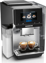 Espressor automat integral Siemens EQ700, ecran TFT color mare, 36 de băuturi calde și reci, cold brew, funcție 2 căni, control prin aplicație, sistem automat de curățare, oțel inoxidabil negru, TQ717D03