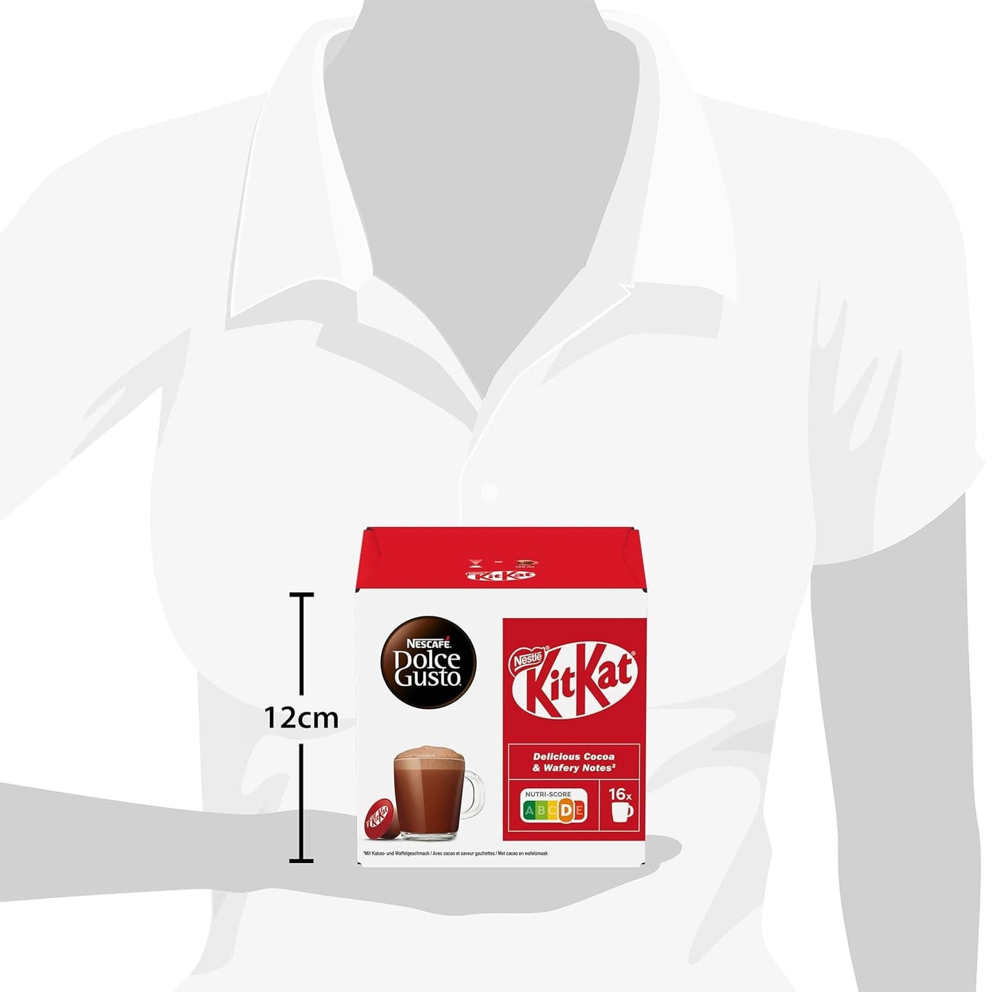 NESCAFÉ DOLCE GUSTO Kit Kat Kakaokapseln 3er Pack (3 x 16 Kapseln)