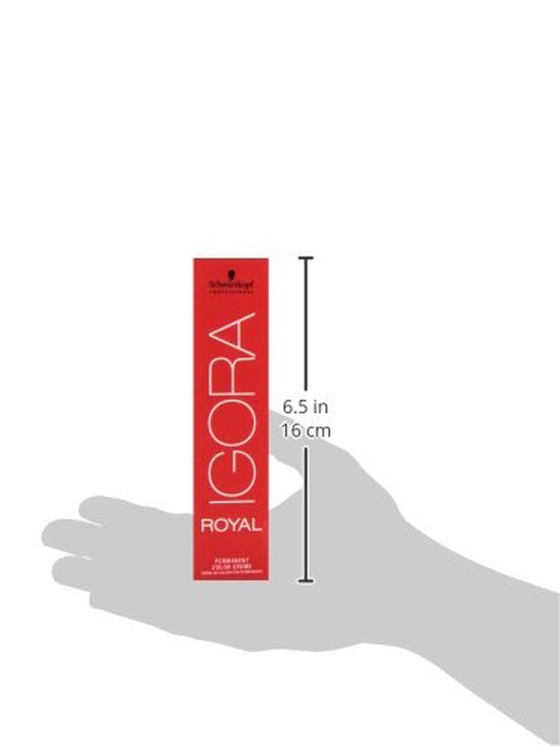 Schwarzkopf IGORA Royal Premium Hair Colour 4-0 maro mediu, 1 pachet (1 x 60 g) Vopsea pentru par Naty Shop