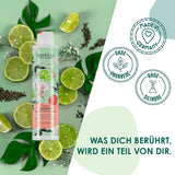 Șampon cu efect de hidratare Jean & Len Green Tea & Lime, pentru păr normal până la gras, 300 ml Duș și baie Jean & Len Green Tea & Lime