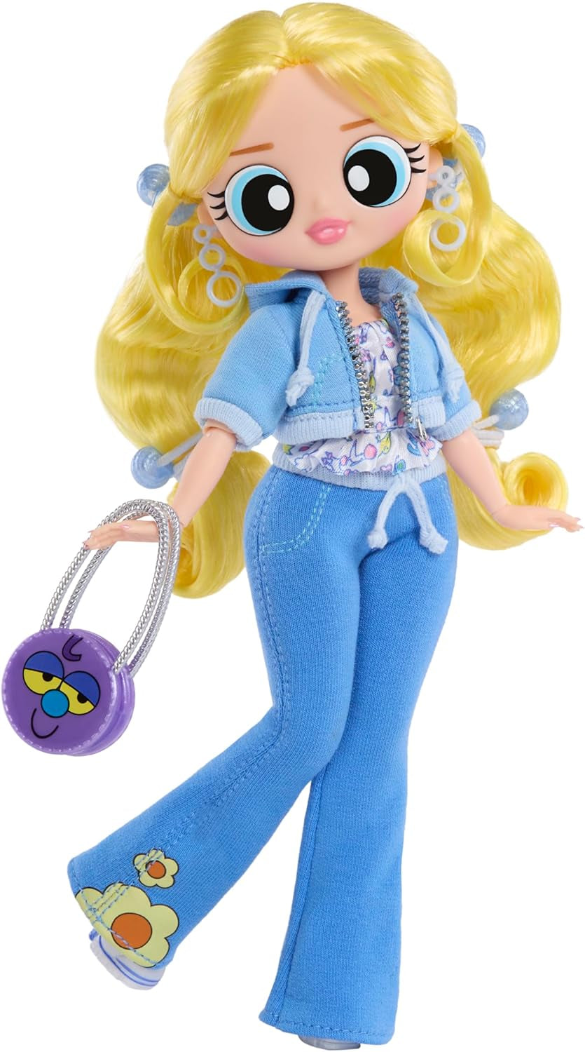 L.O.L. Surprise! OMG The Powerpuff Girls Puppe - Bubbles - Enthält 1 Modepuppe, Inklusive Outfit und Accessoires, 3 zum Sammeln