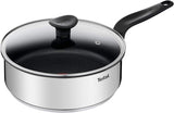 Tefal Tigaie principală 20 cm, oțel inoxidabil Cu strat antiaderent Oale si Tigai Naty Shop Acoperire antiaderentă Tigaie pentru fiert 24 Cm