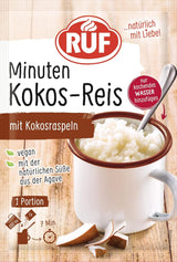 RUF Tassen-Grießbrei Klassisch, Instant Grießbrei Aus Der Tasse, Tassengericht Ideal Für Unterwegs Oder Zwischendurch, Fertig in 5 Minuten, 1 X 58G Cereale Naty Shop 58 G (1Er Pack) Kokosreis