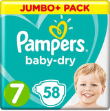 Scutece Pampers 81657566 Baby-Dry Pants, albe
