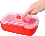 Recipient de depozitare Sistema KLIP IT, pachet de 6 Cutii depozitare alimente Naty Shop