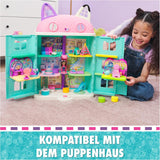 DREAMWORKS CASA DE PĂPȘI A LUI GABBY - Set de joacă Deluxe Room, cameră de petrecere cu Kitty Narwhale, mobilier și accesorii tematice, vârste 3+