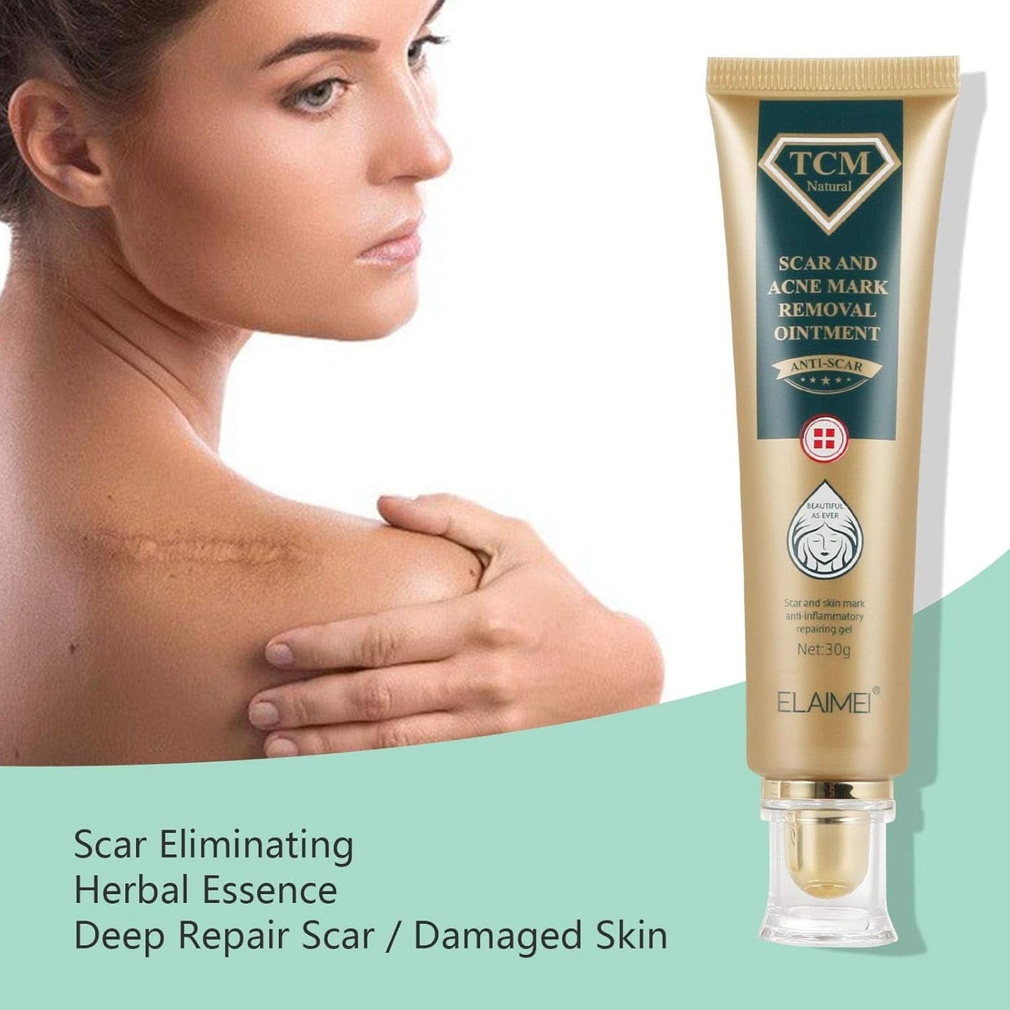 Gel pentru cicatrici, 30g Cosmetice si Infrumusetare Naty Shop