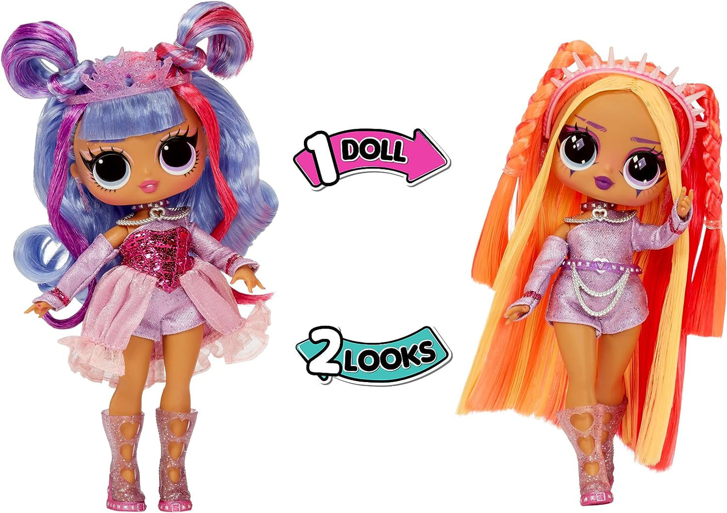 LOL Surprise Tweens Surprise Swap Series - Buns-2-Braids Bailey - Păpușă la modă cu peste 20 de surprize, inclusiv cap de styling și accesorii și ținute fantastice - pentru copii cu vârsta de 4 ani și peste