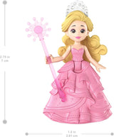 Mattel Universal Pictures Bula Plutitoare a Glindei Rea, Set de Joacă cu Vehicul și Păpușă Mică Glinda în Aspect Familiar, Inspirată de Film, JFM25, [Multicolor]