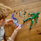 Figura de construcție LEGO Marvel Green Goblin, jucărie de construcție mobilă Super Villain pentru copii 8+, băieți și fete, set Spider-Man Universe cu glisoare și bombe de dovleac, idee de cadou Superhero 76284 Seturi de constructie Besuche den LEGO-Store