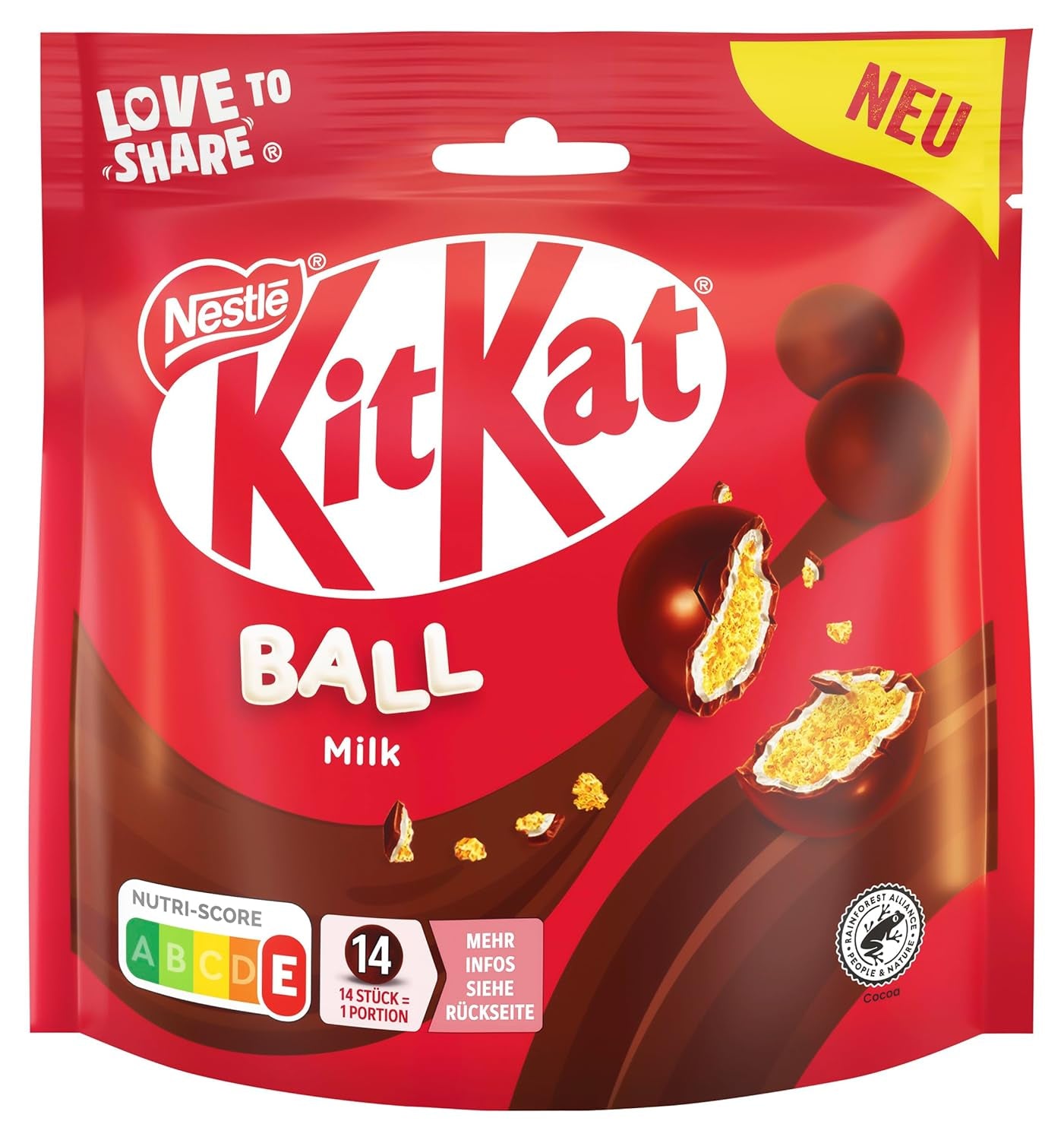 Pachet de bile Nestlé cu lapte, alb, caramel Lion (3 x 130g)
