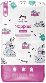 Marcă Amazon: Scutece Mama Bear Disney Ultra Dry, mărimea 3 (4-9 kg) - Cutie lunară, alb, 172 bucăți (2 pachete a câte 86)