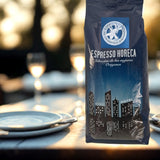 Boabe de cafea Arabica 100% naturale 1 kg – Cafea espresso prăjită intens, cu un amestec de origine columbiană și braziliană – Comerț echitabil.