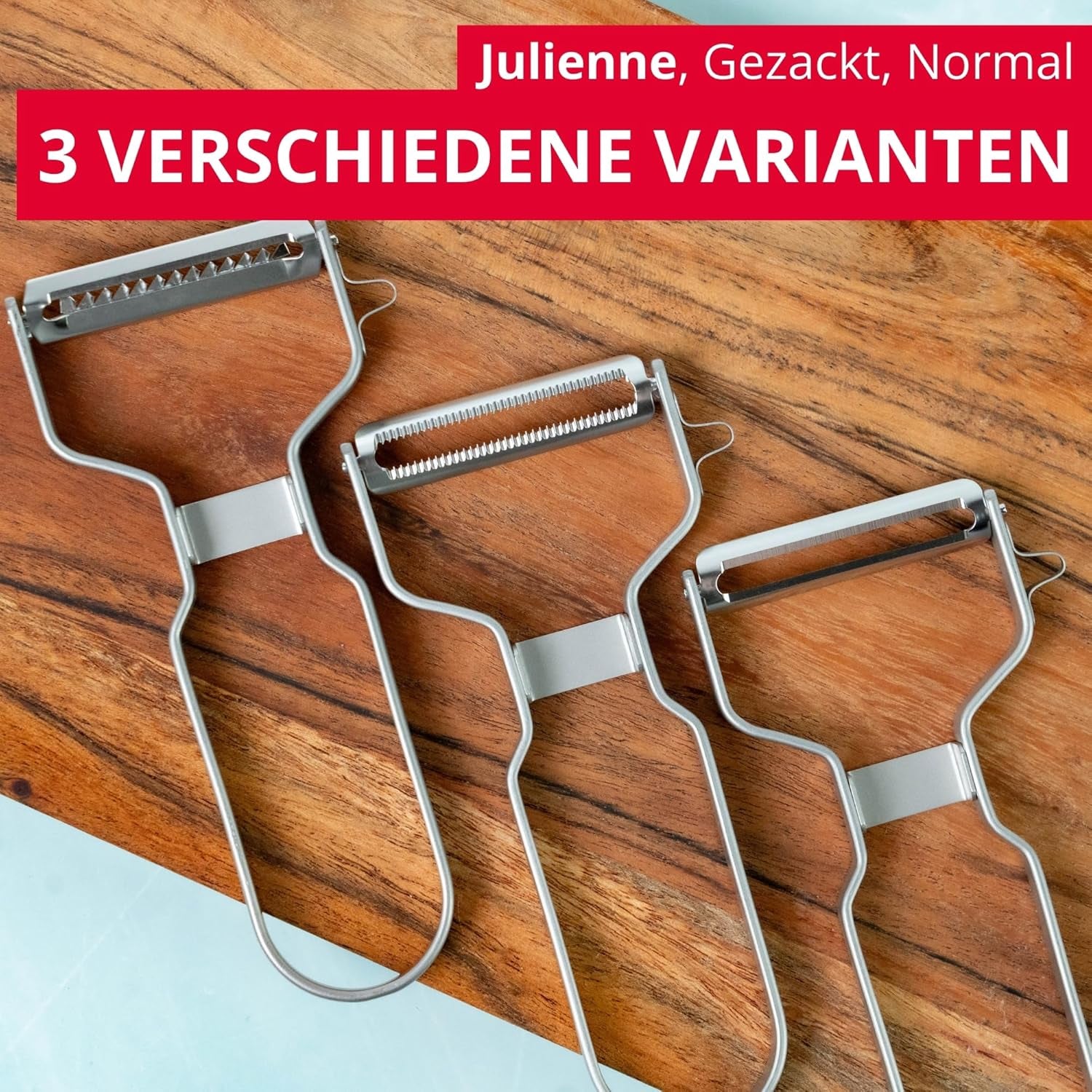 Westmark Julienne Peeler, oțel inoxidabil Peeler Naty Shop