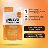 Eipulver aus Freilandeiern (1 kg) | Pasteurisiertes Vollei Pulver | Ohne Zusatzstoffe | Glutenfrei & laktosefrei | Vakuumverpackung im Zip-Beutel
