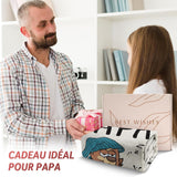 Pătură de flanel Juratar pentru tata - cadou pentru ziua de naștere, ziua tatălui și Crăciun - 152 X 130 cm Paturi si Cuverturi Besuche den Juratar-Store