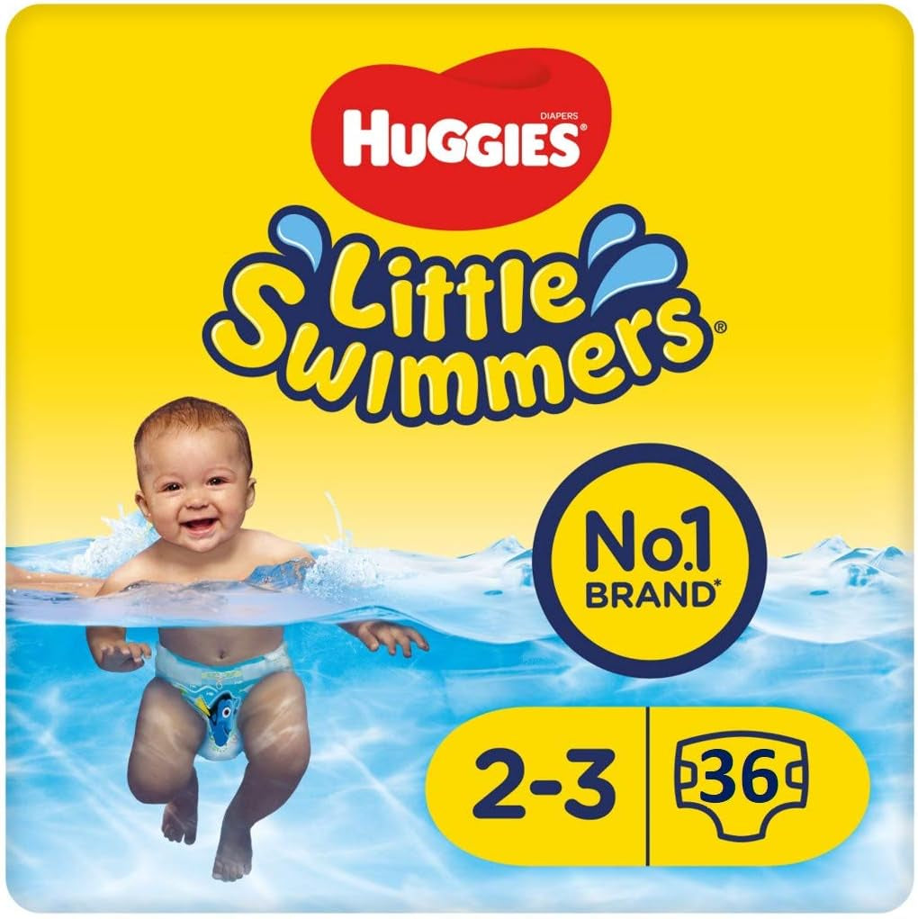 Scutece de înot de unică folosință Huggies Little Swimmers, mărimea 2-3 – 36 de chiloți în total