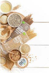 DIET-FOOD Bio Buchweizen Soba Nudeln Lebensmittel Pasta Vegane Glutenfreie Laktosefrei Sojafrei Nudeln für Vegetarier und Veganer 250 Gramm