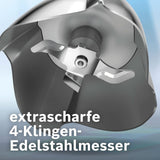 Bosch Stabmixer Ergomaster Serie 6 MSM6M673, 10 Jahre Motorgarantie, Edelstahl-Klingen, Verschleißfreie Keramik-Kupplung, Luftkühlung, Zerkleinerer, Kartoffelstampfer, Schneebesen, 1000 W Bucatarie Naty Shop
