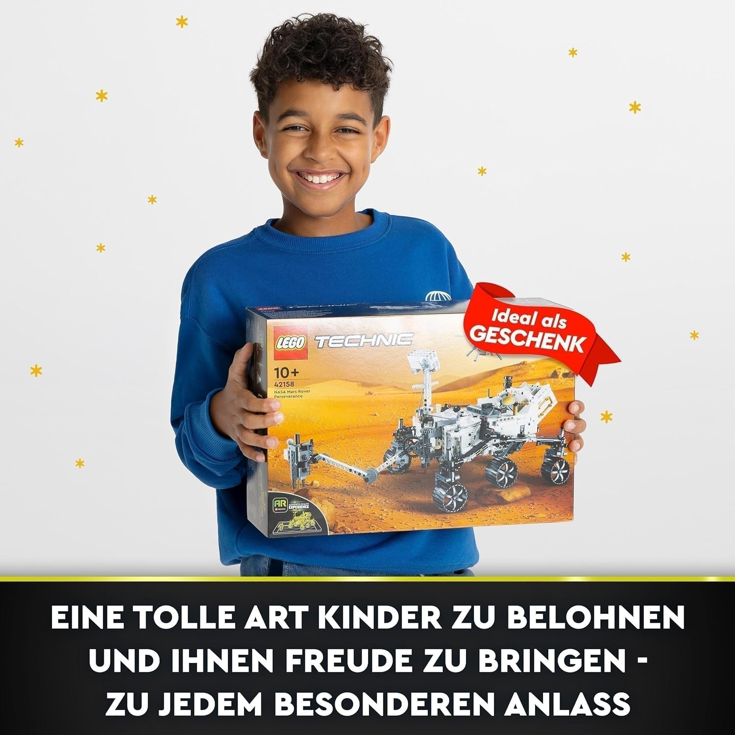 Set de jucării spațiale LEGO 42158 Technic NASA Mars Rover Perserverance cu aplicație Ar, jucărie științifică de construit pentru fete și băieți de la 10 ani în sus Seturi de constructie Besuche den LEGO-Store