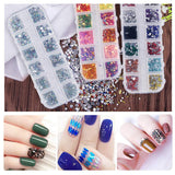 8 Boxen Nail Art Strass Kit - Nail Art Gemischt Strass Set, Nagel Kunst Strasssteine Gems Perlen Edelsteine Bunt Pferdeaugen Strass Für Nageldesign Zubehör Mit 1 Pinzetten Und 1 Strass Picker Für DIY
