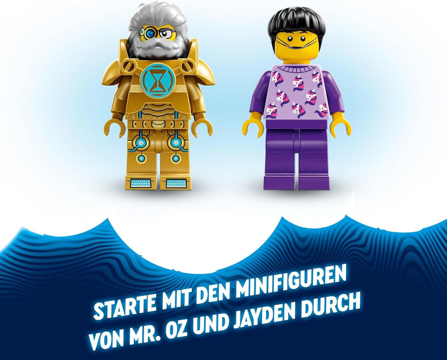 LEGO Dreamzzz 2-In-1 Mr Oz's Space Buggy, set cu mașină de jucărie sau navetă spațială, include minifigurinele Mr Oz, Albert și Jayden, cadou spațial pentru copii de peste 8 ani 71475 Seturi de constructie Besuche den LEGO-Store
