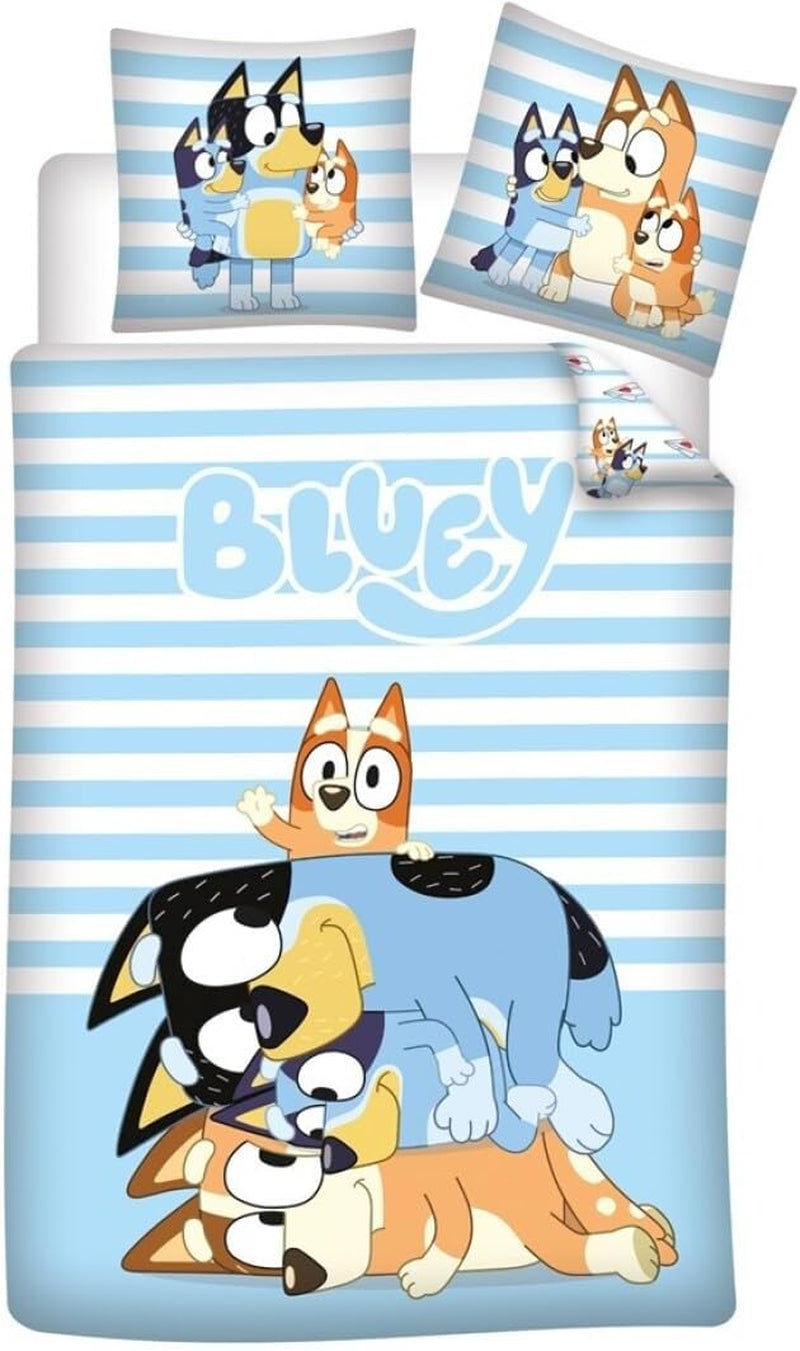 Lenjerie de pat pentru copii Bluey, 100 % bumbac Lenjerie de pat - copii Naty Shop Default Title