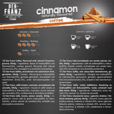 Der-Franz Kaffee Pack, ganze Bohne, aromatisiert, 5 x 500 g (1 x Haselnuss, 1 x Vanille, 1 x Schokolade, 1 x Zimt, 1 x Karamell)