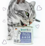 Venandi Animal - Hrană umedă premium pentru pisici - Cal ca monoproteină, pachet de 12 (12 x 125 g), fără cereale, monoproteină